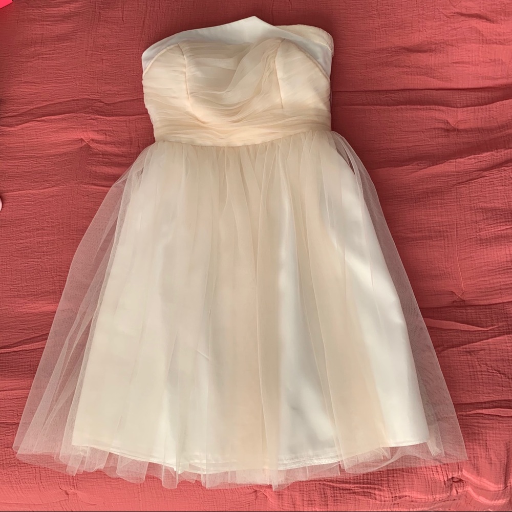 5|48 size 2 Cocktail Dress in Peach & White